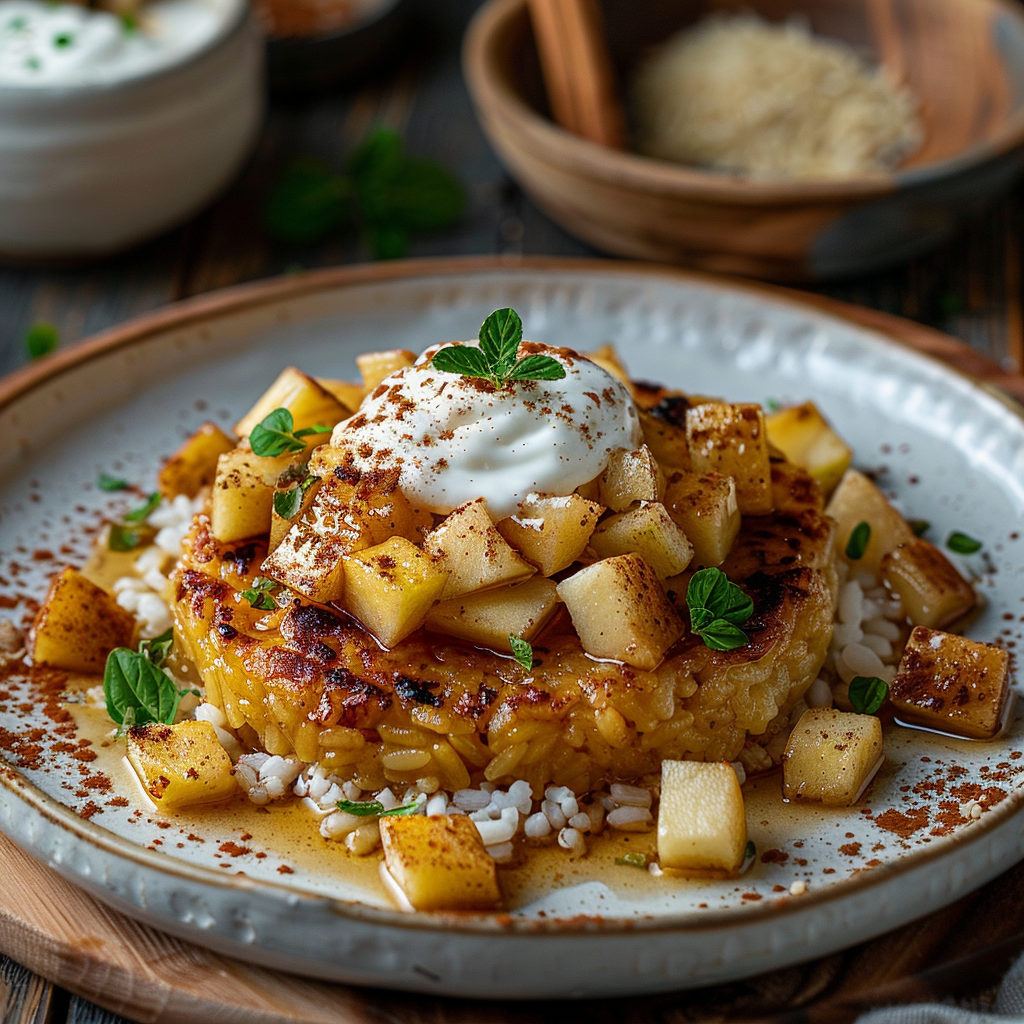 apple cinnamon rice cakes