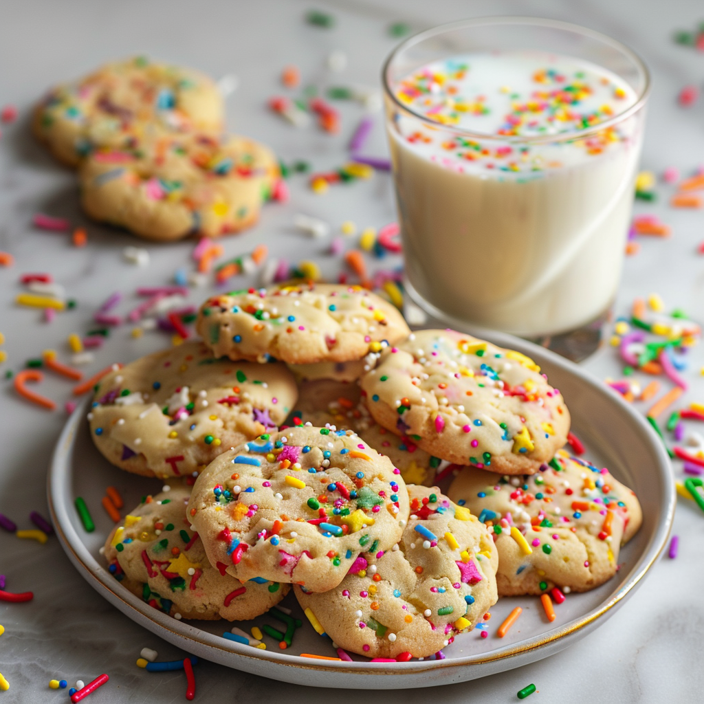 birthday cake cookie