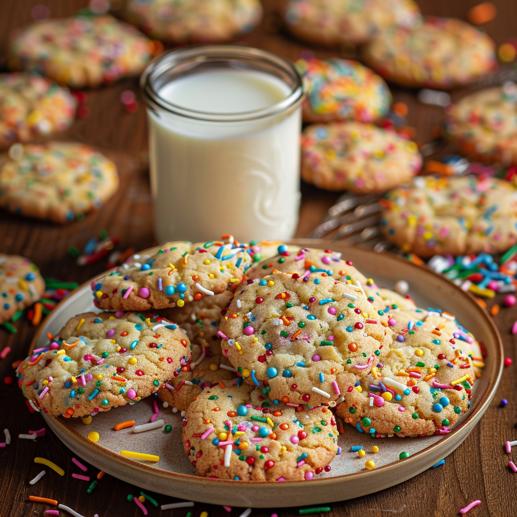 birthday cake cookie