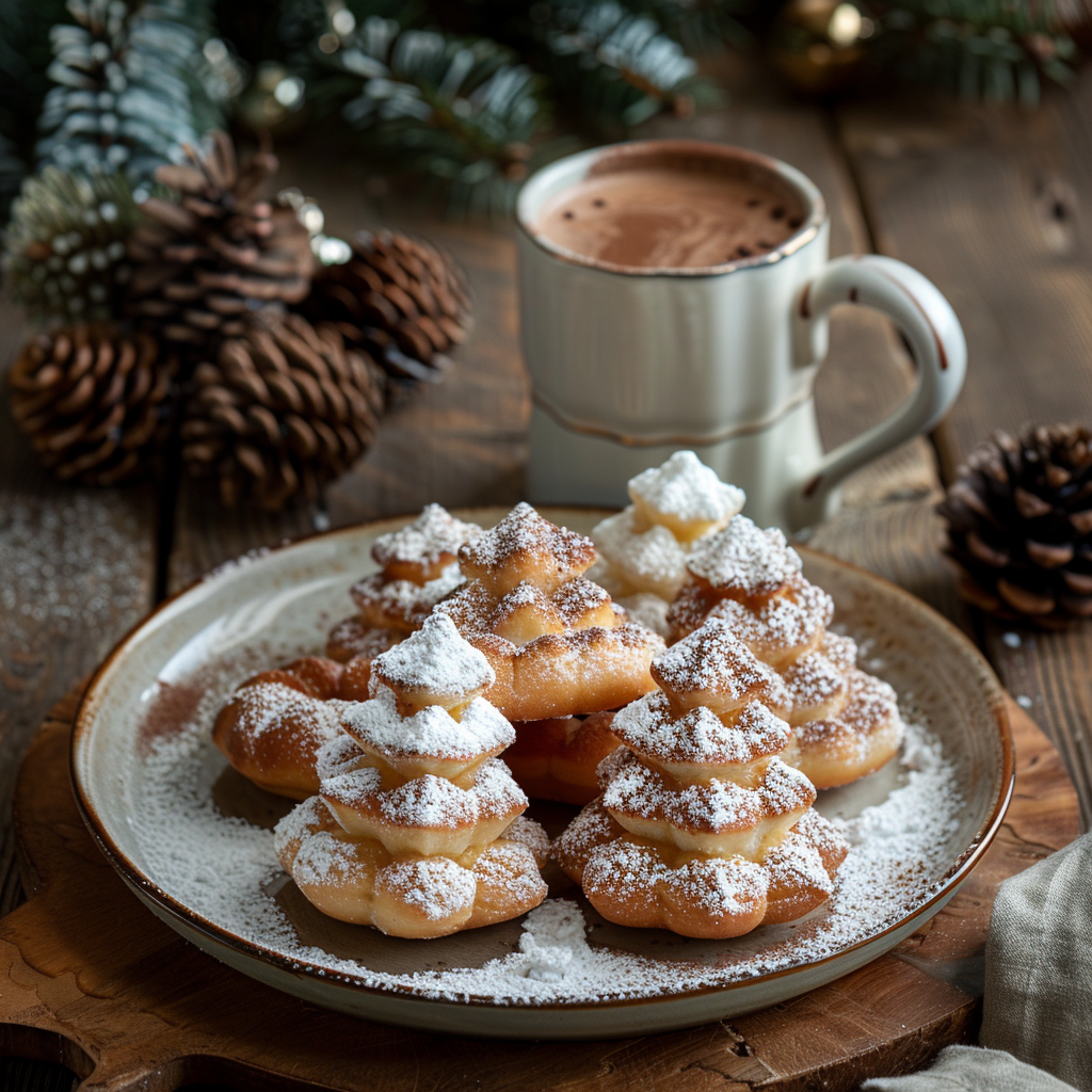 christmas tree cake donuts