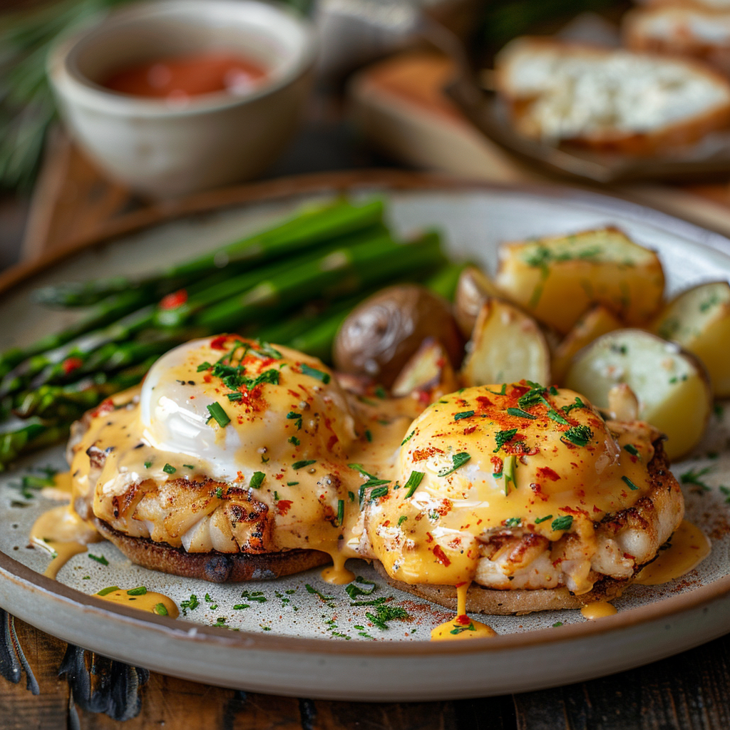 crab cake eggs benedict