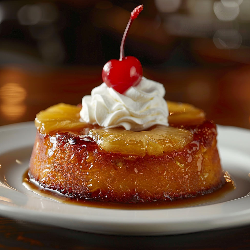 mini pineapple upside down cake