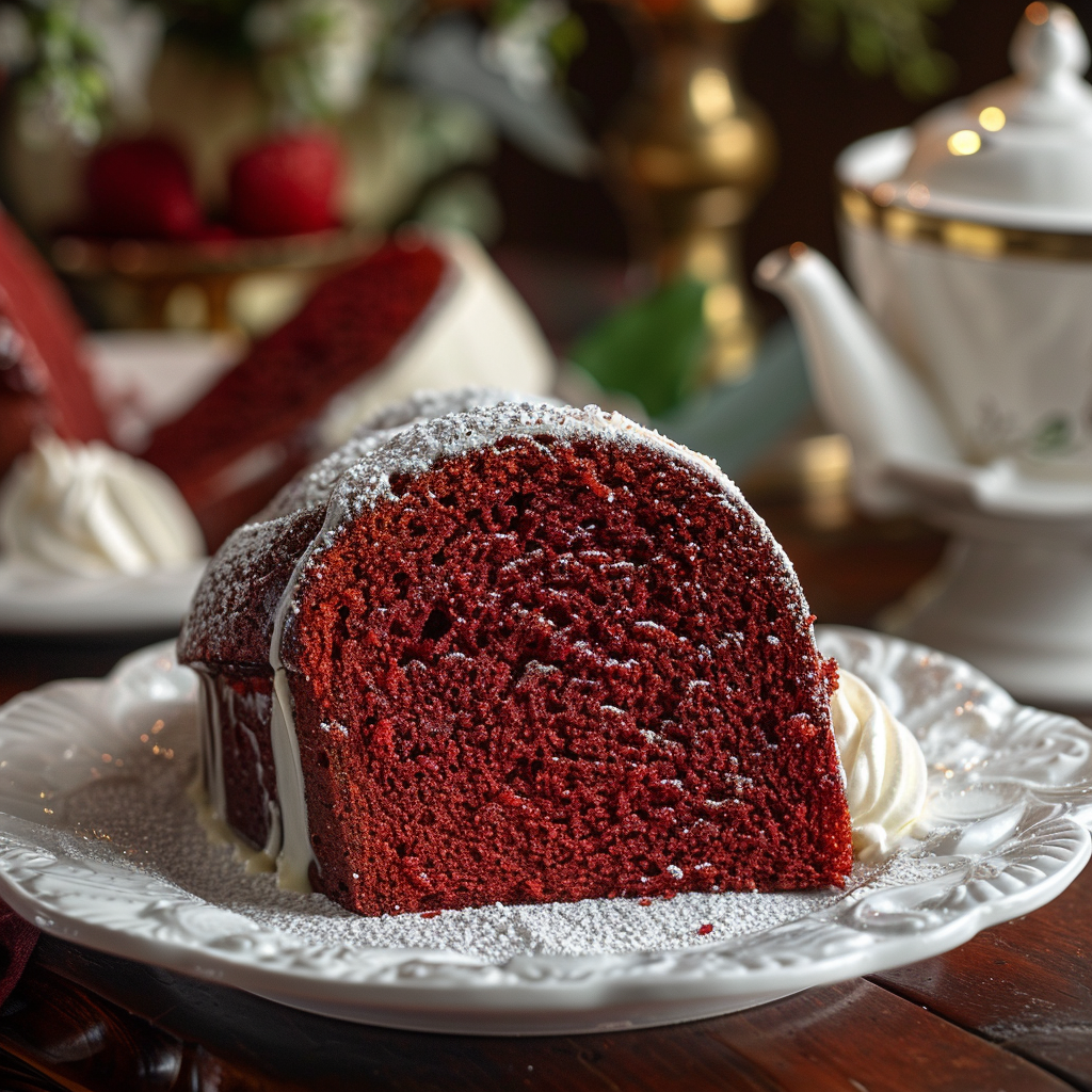 red velvet pound cake