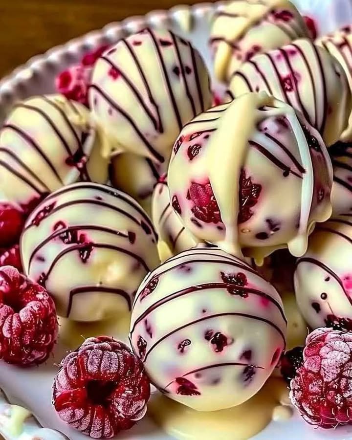 Cheesecake Raspberry Bites