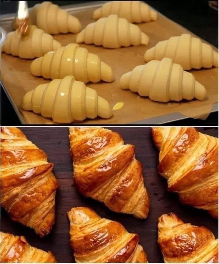 Flaky Homemade Croissants