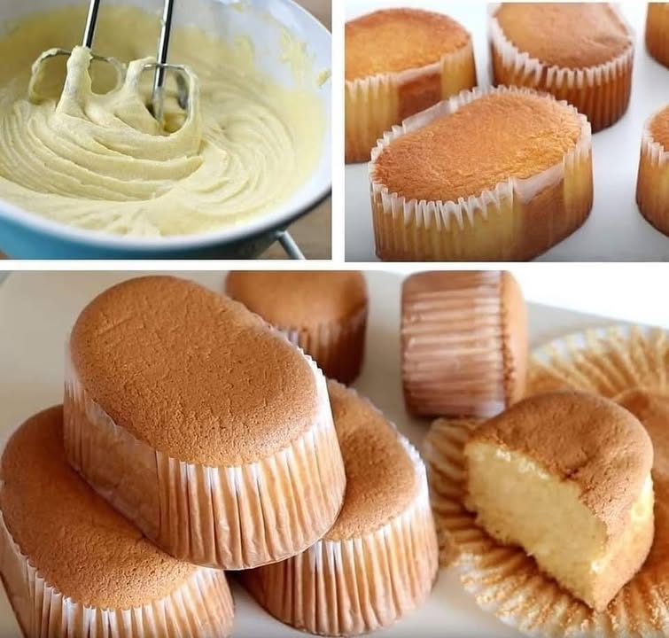 Fluffy Vanilla Cupcakes