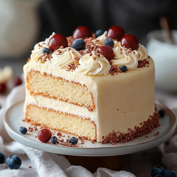 Fluffy Vanilla Delight