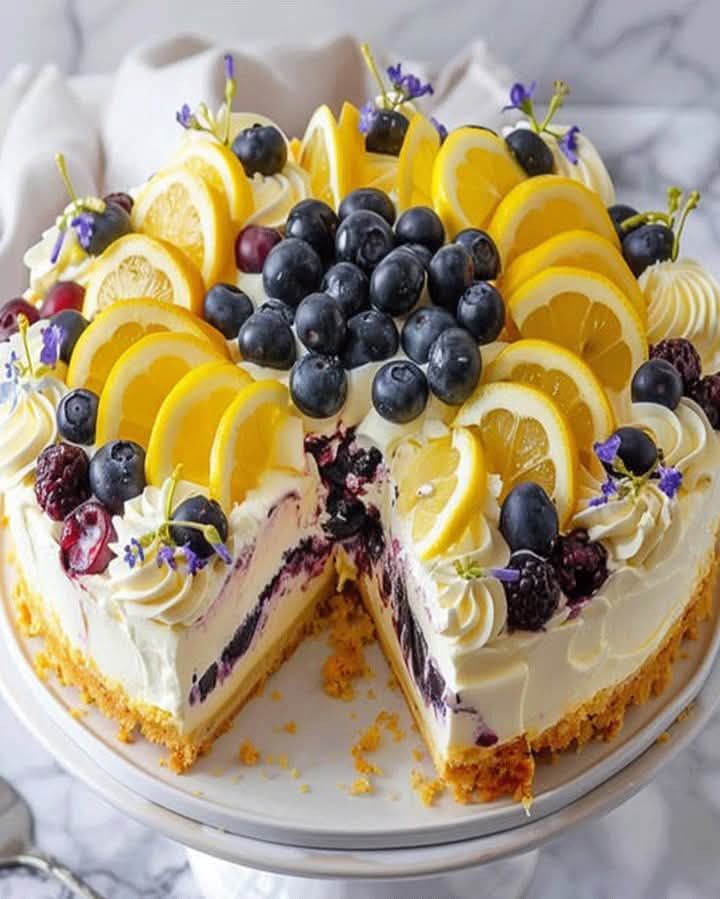 Lemon Blueberry Cheesecake