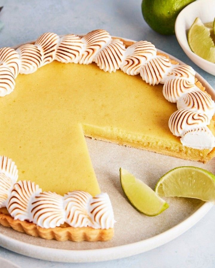 Lime Meringue Tart