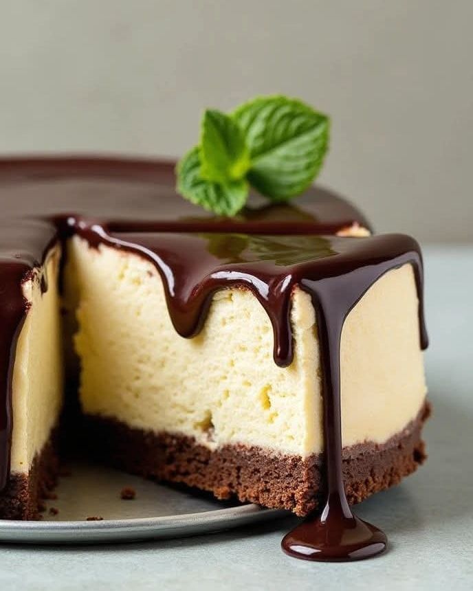 Mint Chocolate Cheesecake