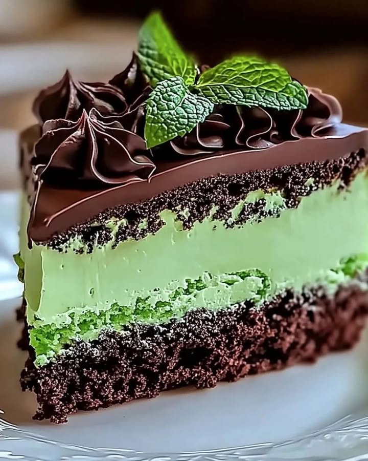 Minty Chocolate Cheesecake