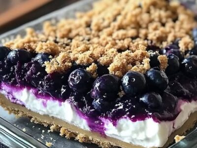 No-Bake Blueberry Delight: Effortless & Irresistible Treat