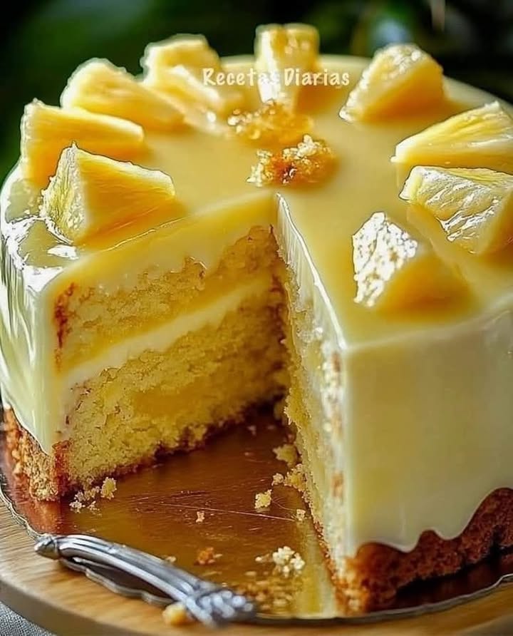 Pineapple Cream Cake