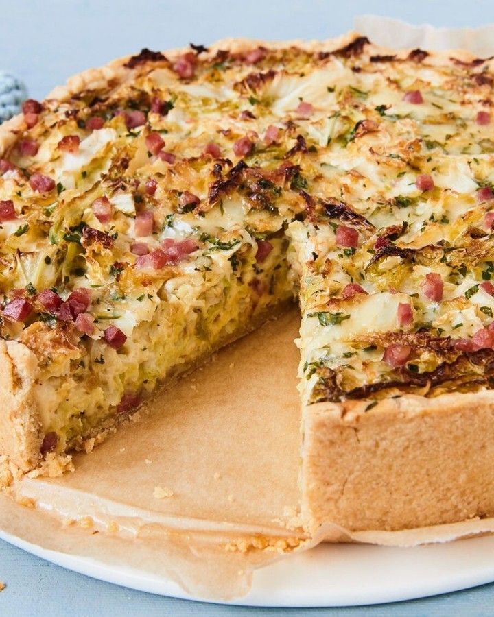 Savoy Cabbage Quiche