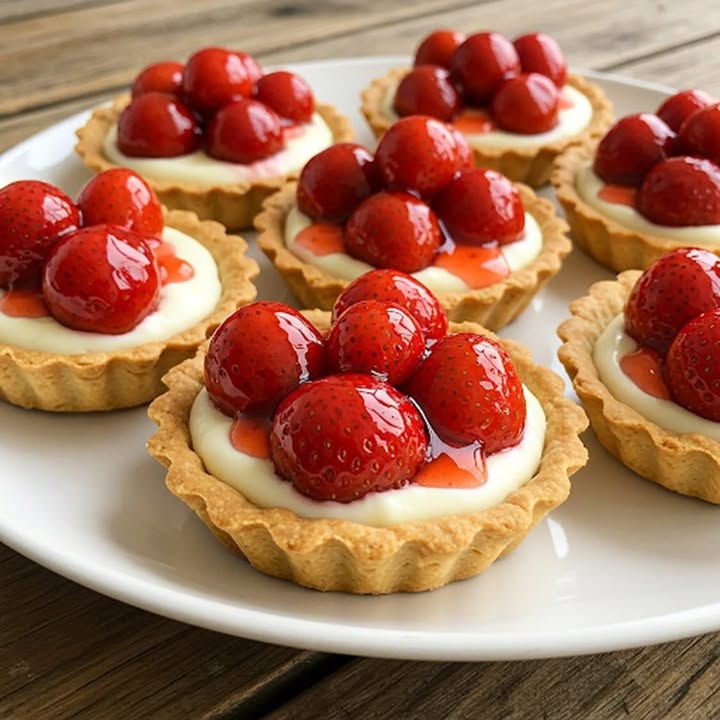 Strawberry Cream Tartlets