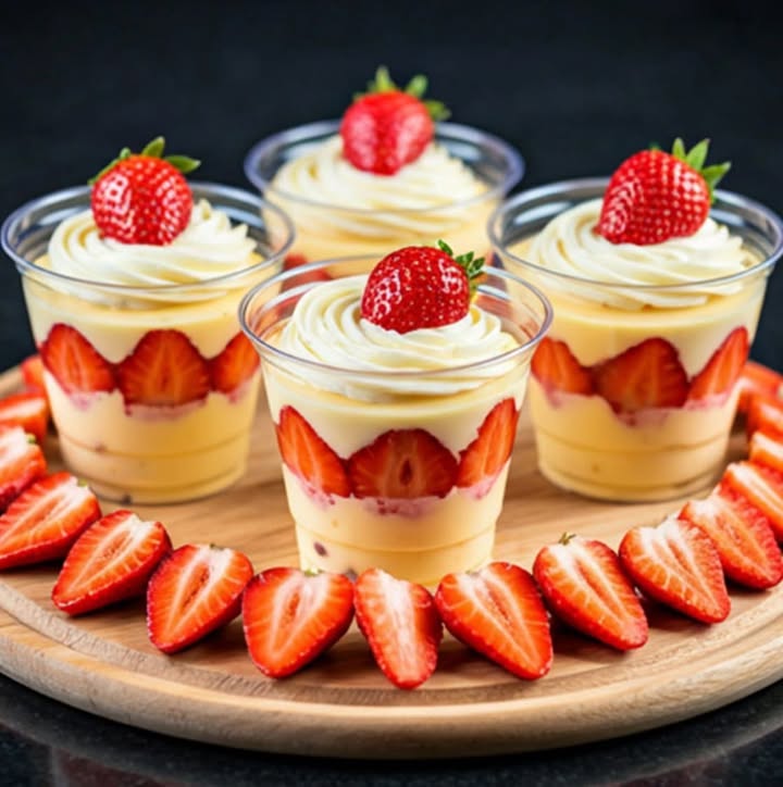 Strawberry Custard Delight