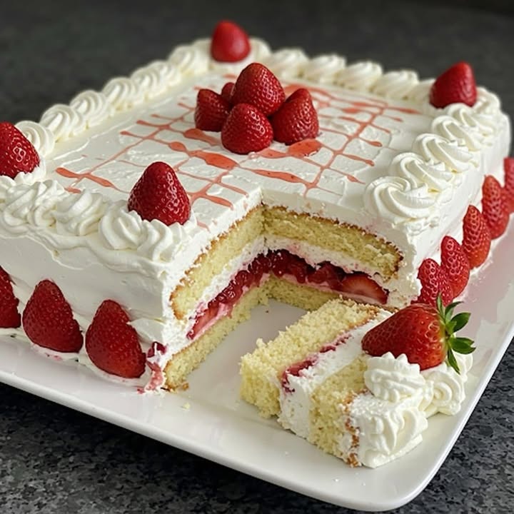 Strawberry Meringue Delight