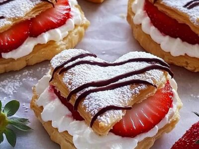 Strawberry Pastry Hearts: Effortlessly Delicious Treats