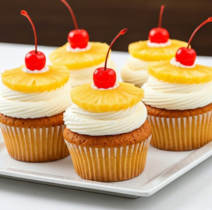 Tropical Rum Cupcakes
