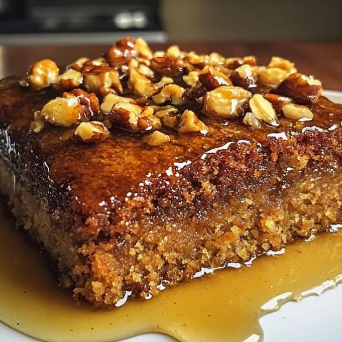 Walnut Honey Cake