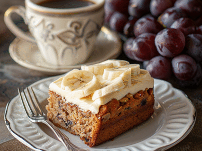 Banana Bread Cake with Cream Cheese Frosting: Irresistibly Delicious Treat