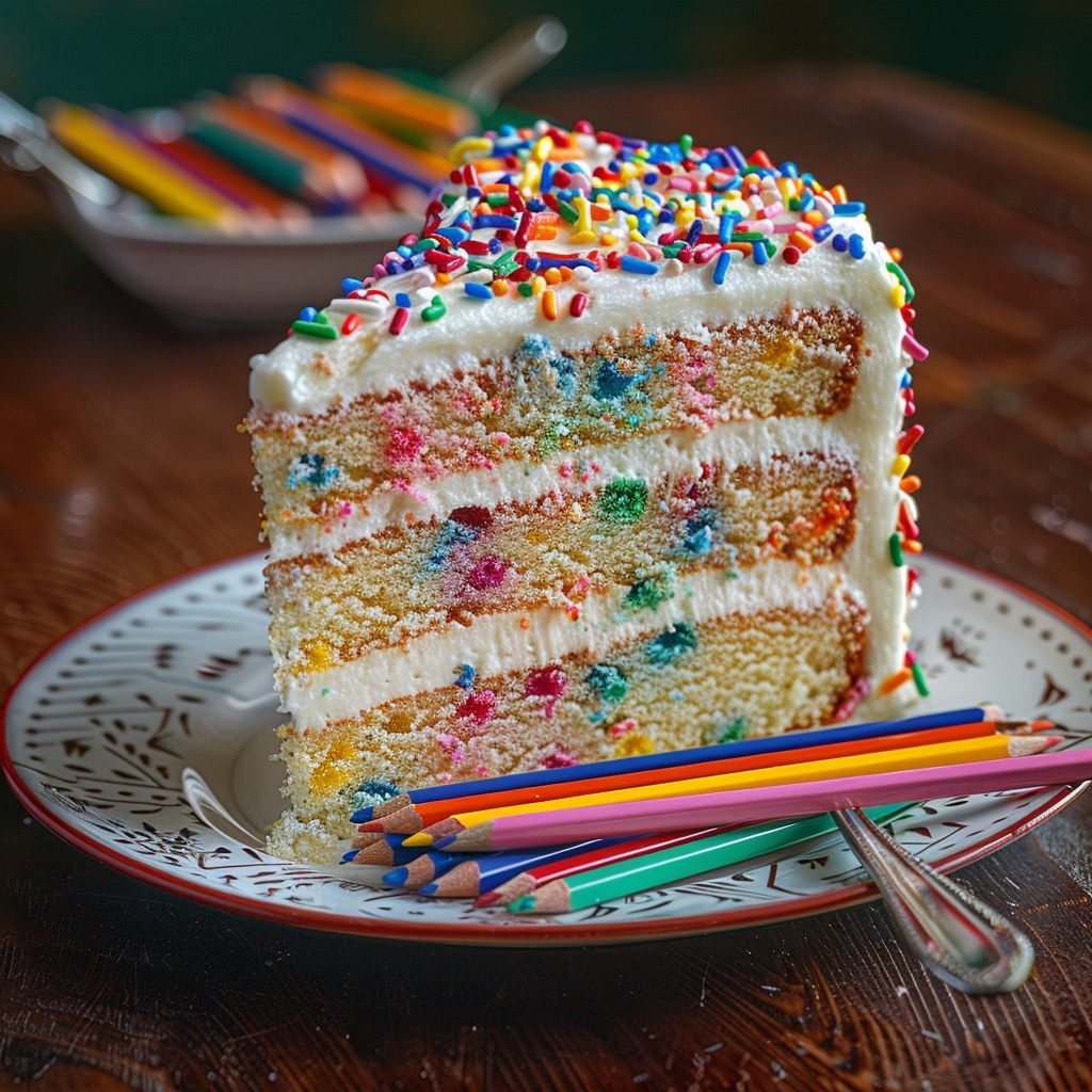 birthday cake coloring sheet