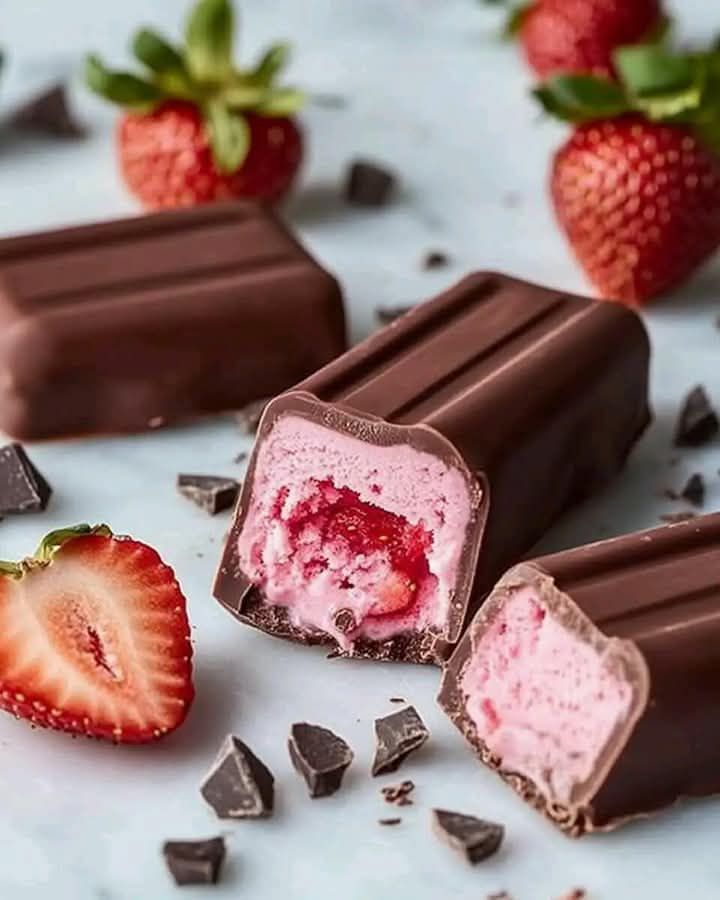 Chocolate Strawberry Bars