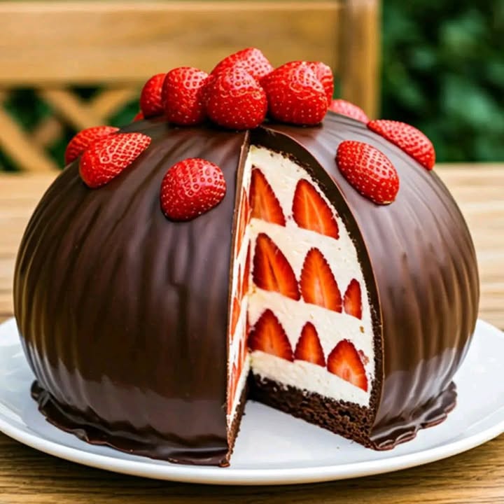 Chocolate Strawberry Nest