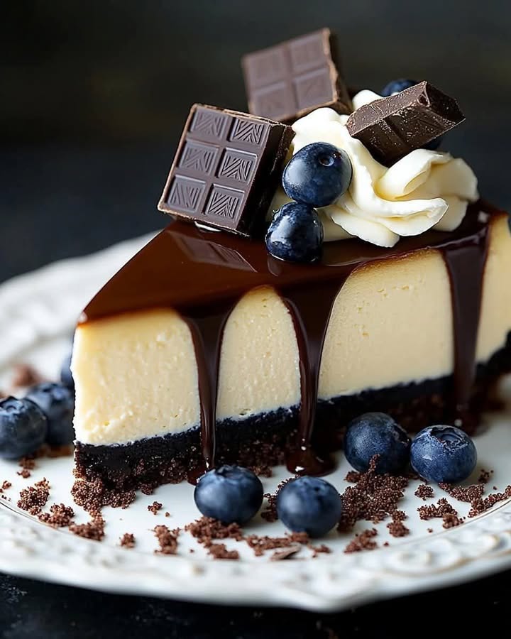 Decadent Blueberry Cheesecake