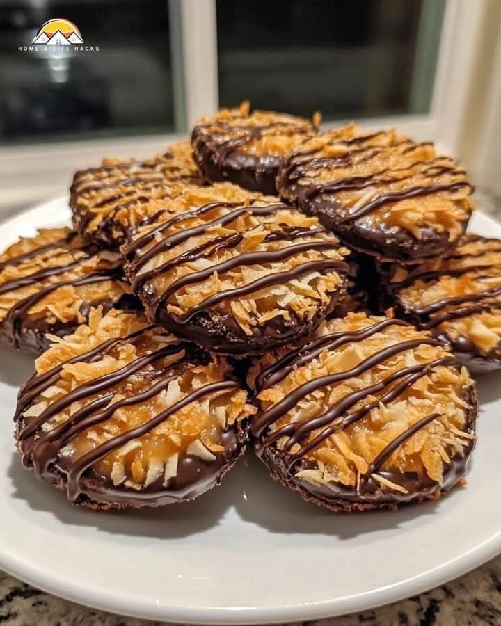 Homemade Samoa Cookies