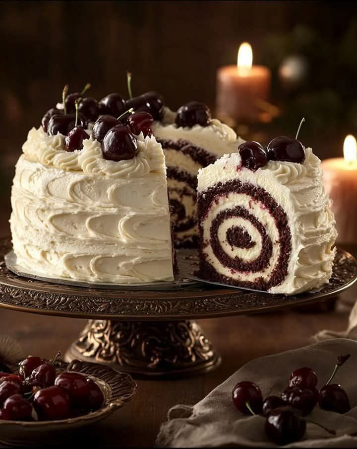 Indulgent Cherry Roll