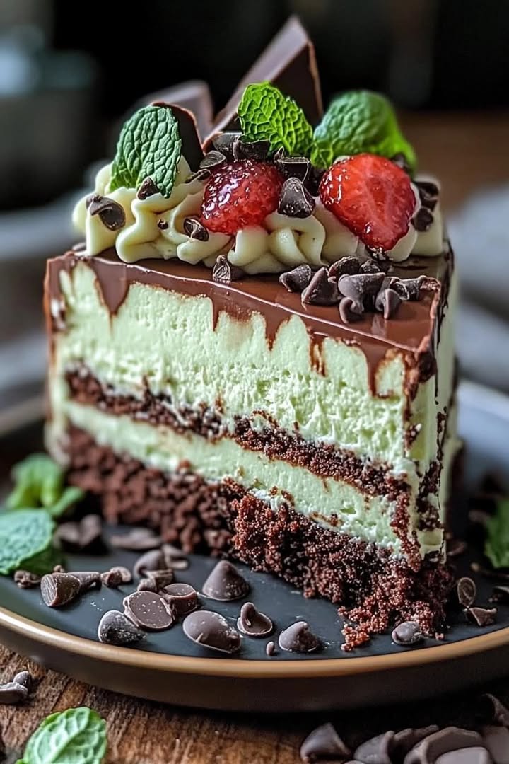Mint Chocolate Cheesecake