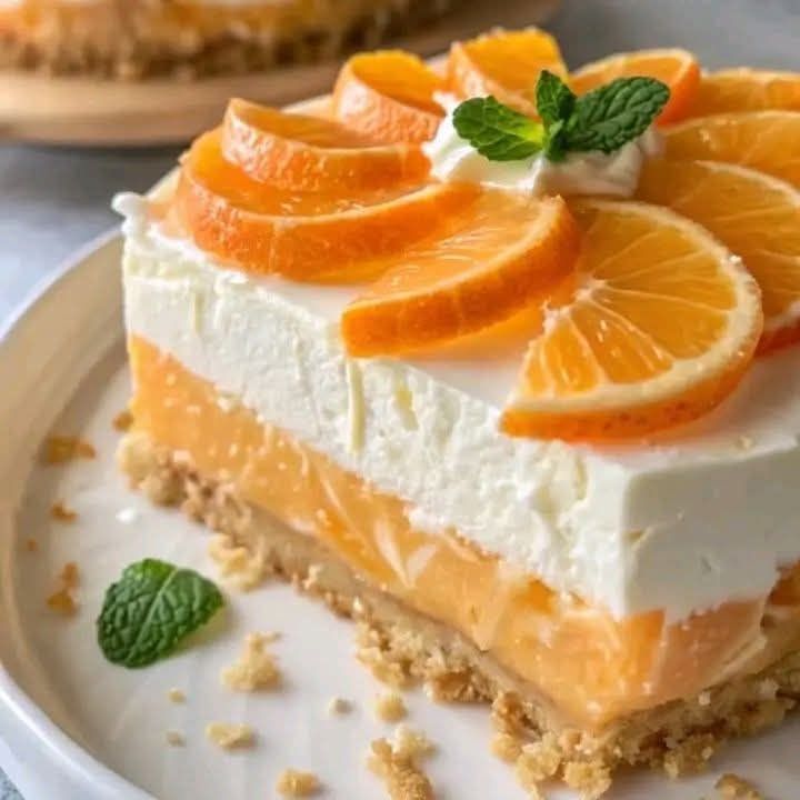 No-Bake Orange Cheesecake