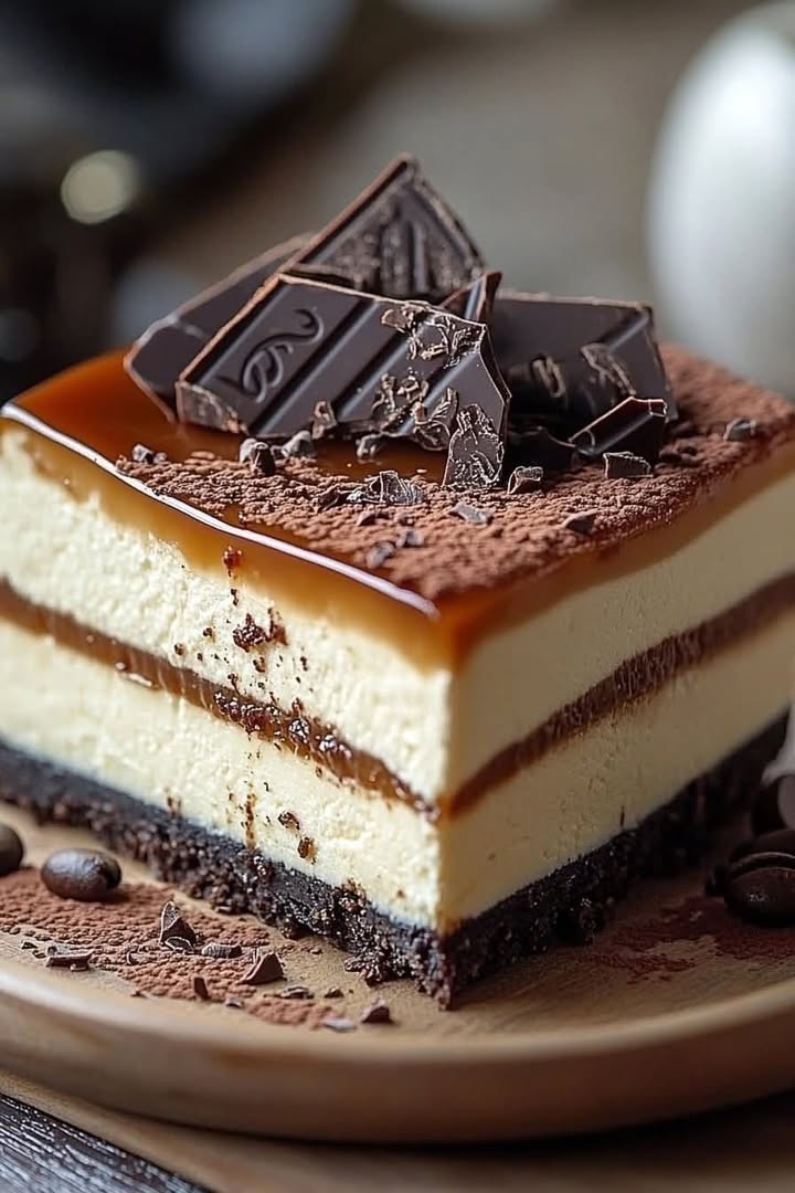 Caramel Chocolate Cheesecake