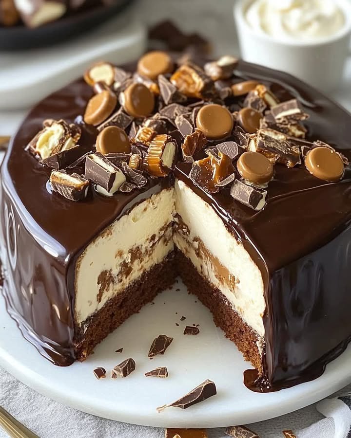 Decadent Cheesecake Chocolate Cake