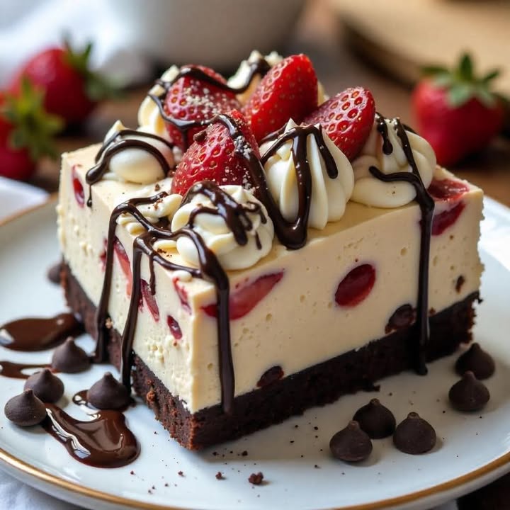 Decadent Fudge Cheesecake