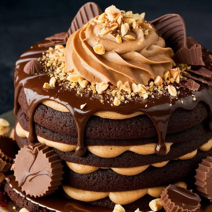 Decadent Peanut Butter Cake