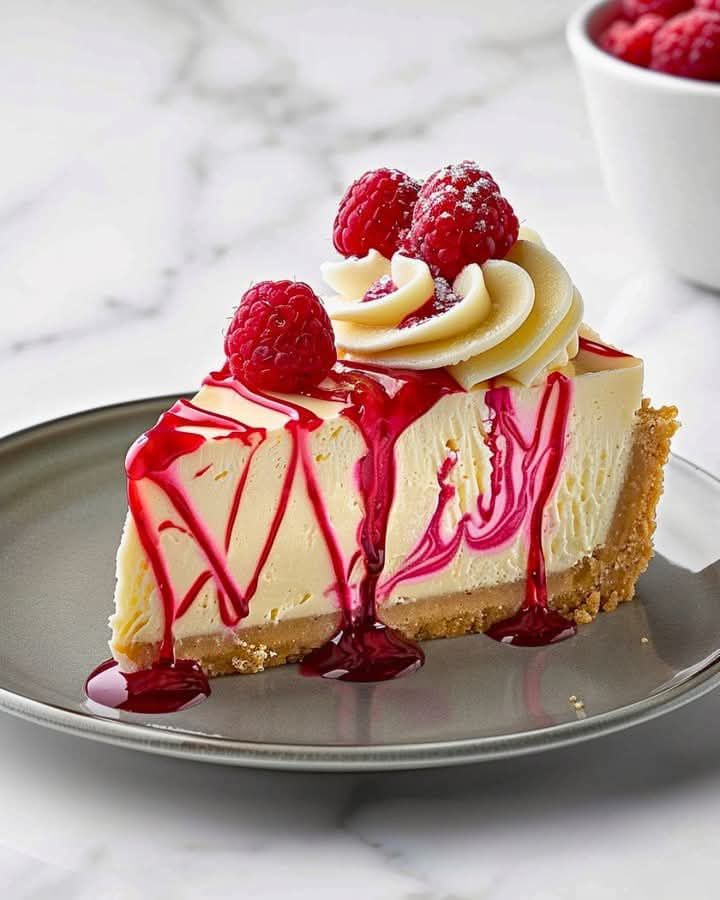 Decadent Raspberry Cheesecake