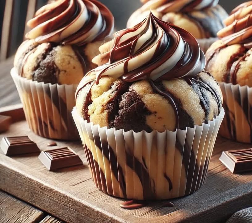 Nutella Swirl Muffins