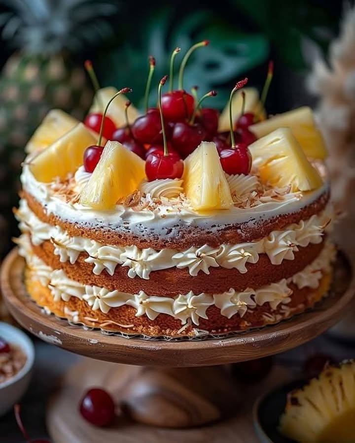 Tropical Coconut Cake
