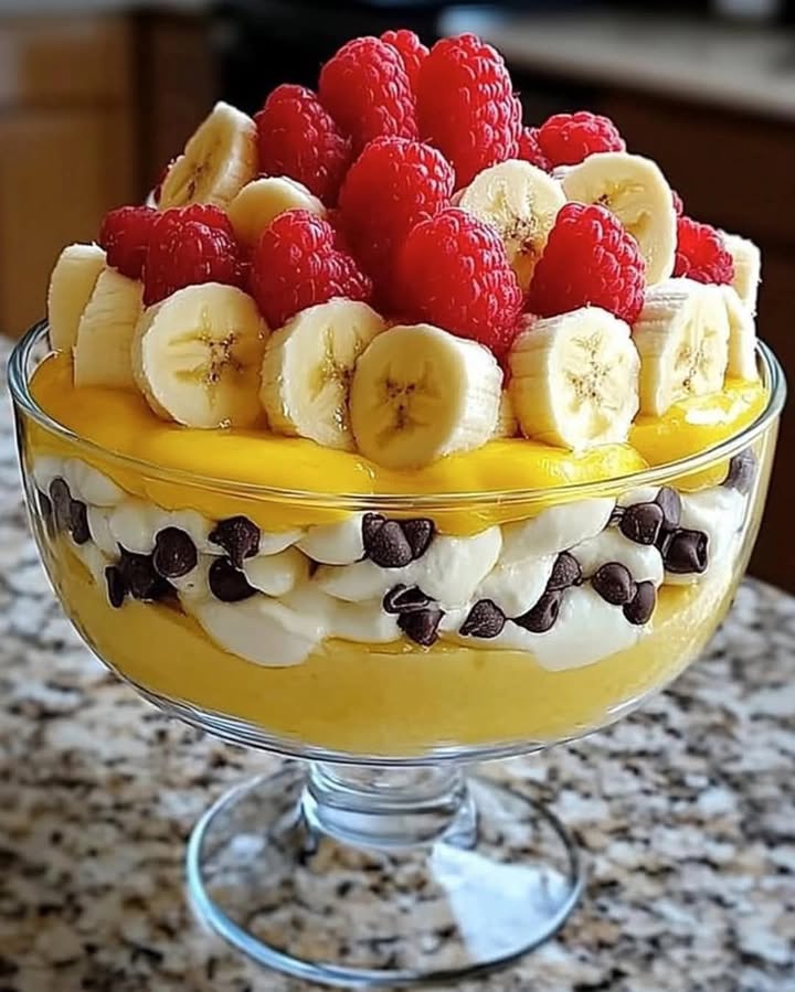 Tropical Fruit Trifle