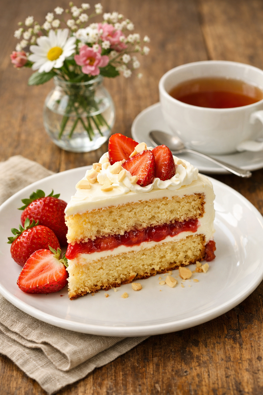 gluten free strawberry cake