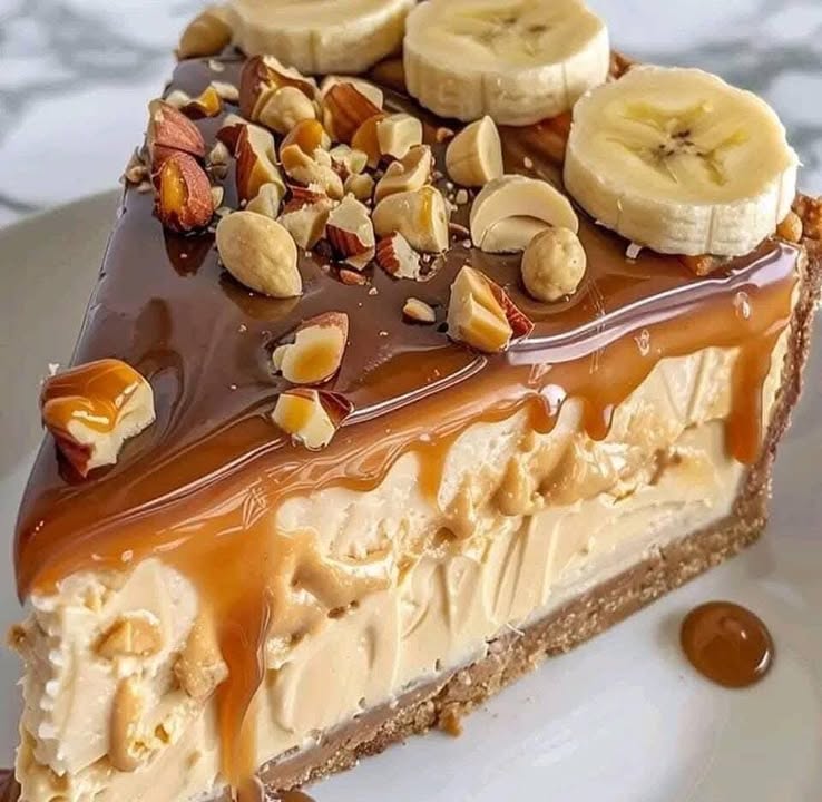 Banana Caramel Cheesecake