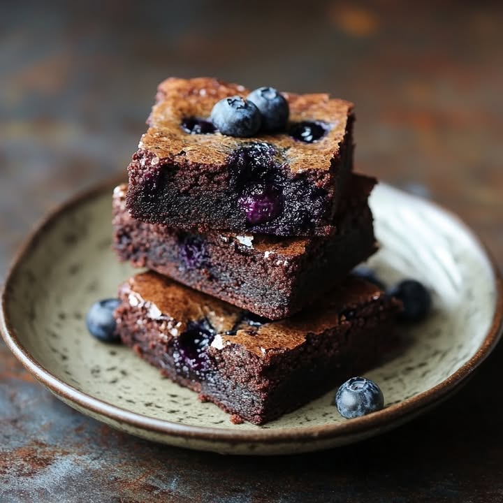 Blueberry Chocolate Brownies
