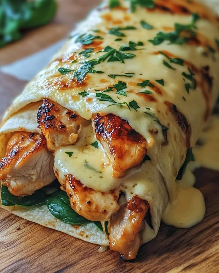 Cheesy Garlic Wraps