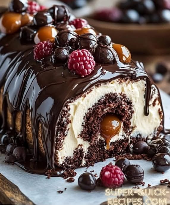 Chocolate Caramel Roll