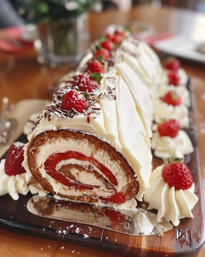 Chocolate Cherry Roll