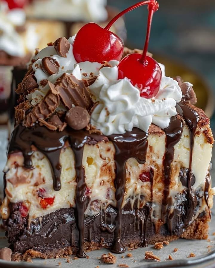 Decadent Fudge Cheesecake