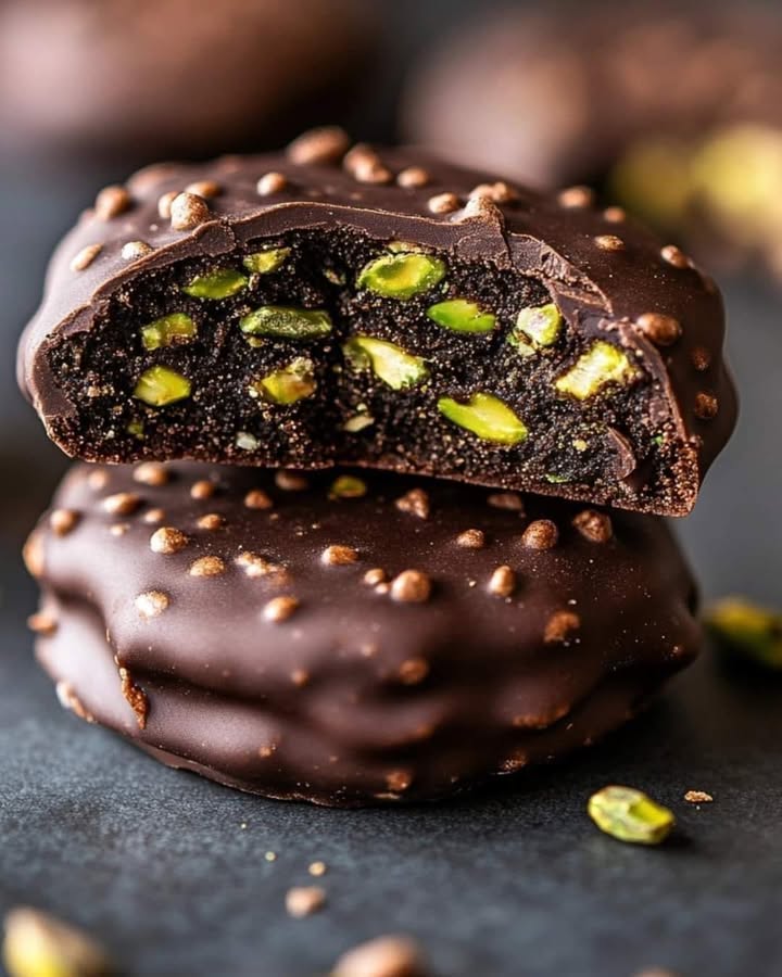 Dubai Pistachio Chocolate Cookies