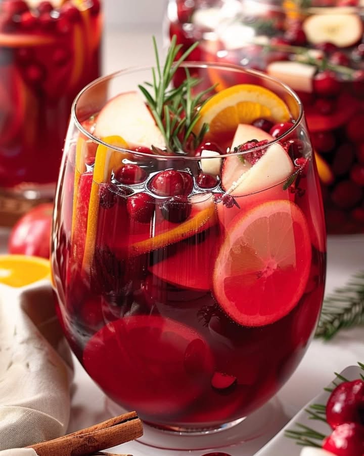 Festive Non-Alcoholic Sangria
